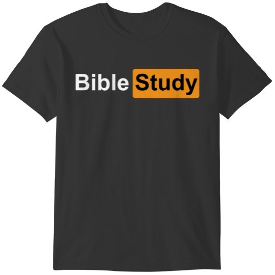 Bible Study Hub Logo Funny Sarcastic Adult HumorGi T-shirt