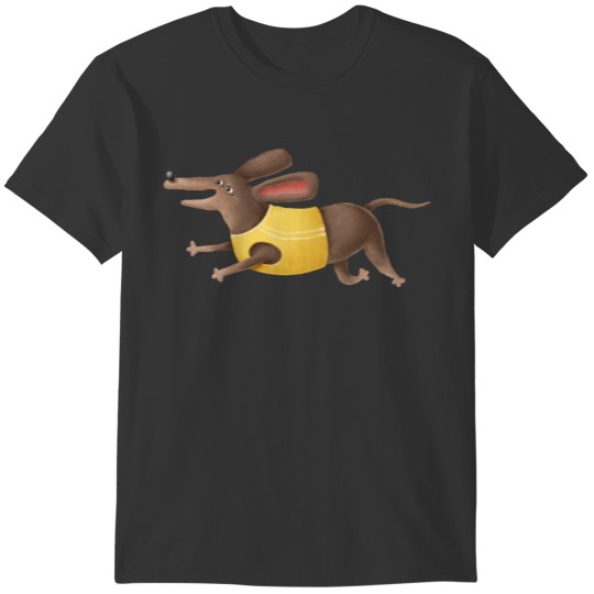 Funny Running Dog Collection S4 T-shirt