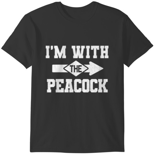 I'm With The Peacock Matching Halloween Costume T-shirt
