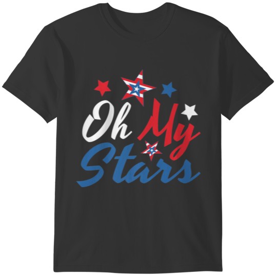 4th Of Julys Oh My Stars Usas Men Women Kidss T-shirt