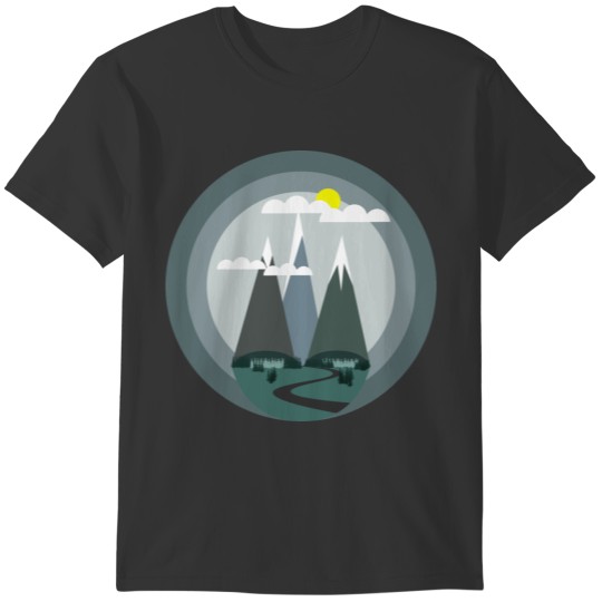 mountain. T-shirt
