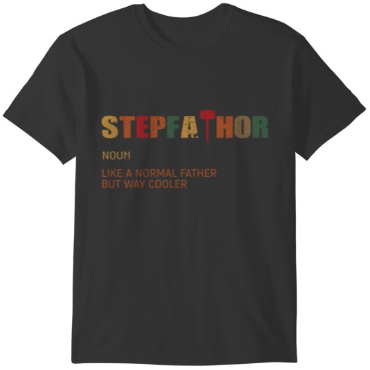 Stepfathor Stepfather Viking Father Stepdad Fathor T-shirt