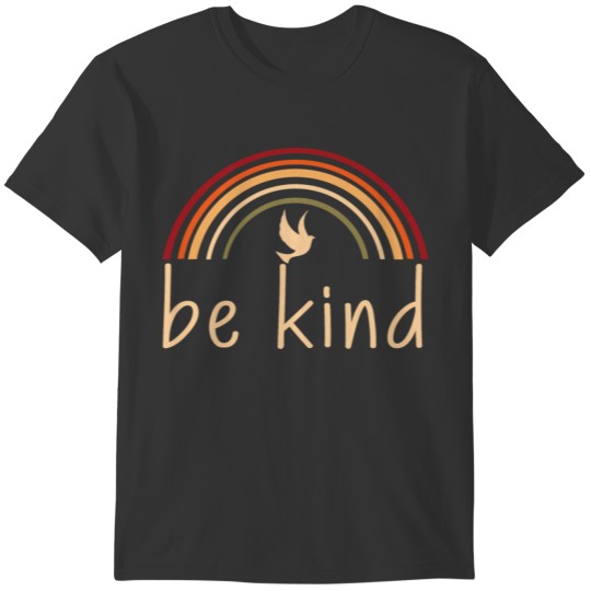 Be Kind Cute Colorful Graphic Kindness Casual T-shirt