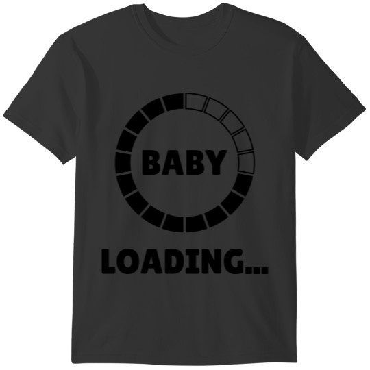 Baby Loading Mother To Be Pregnant Woman Pregnancy T-shirt