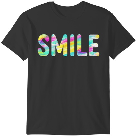 Smile Abstract watercolor T-shirt