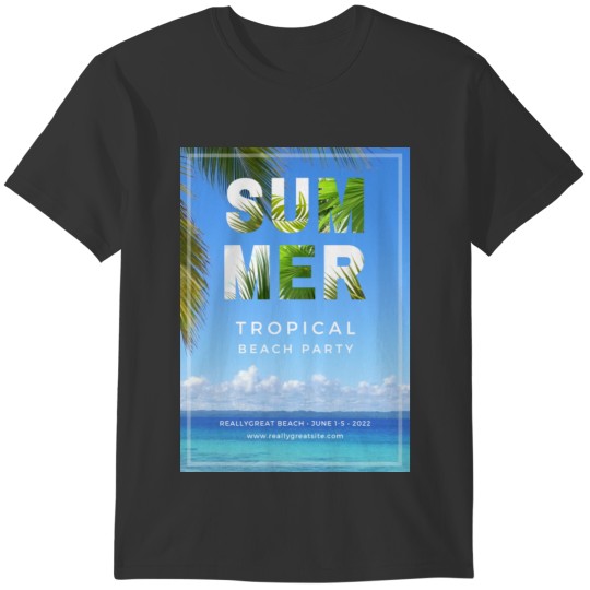 Tenue de plage unique T-shirt