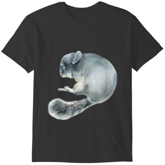 Chinchillas painted in watercolor T-shirt