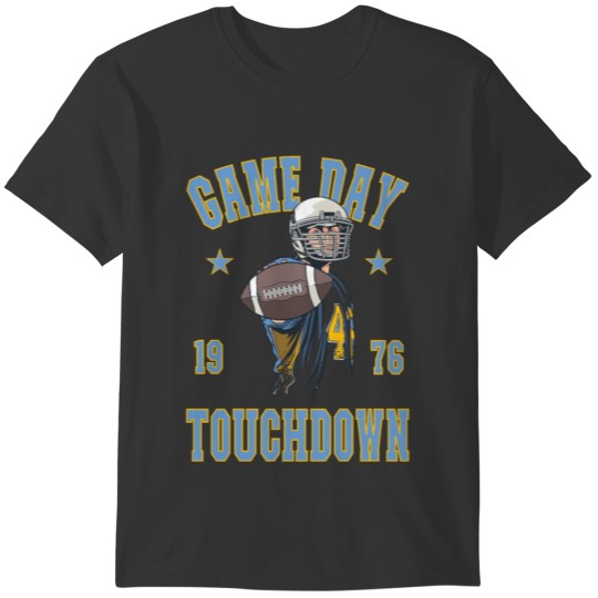 Game Day Touchdown 1976 American Football Gift T-shirt
