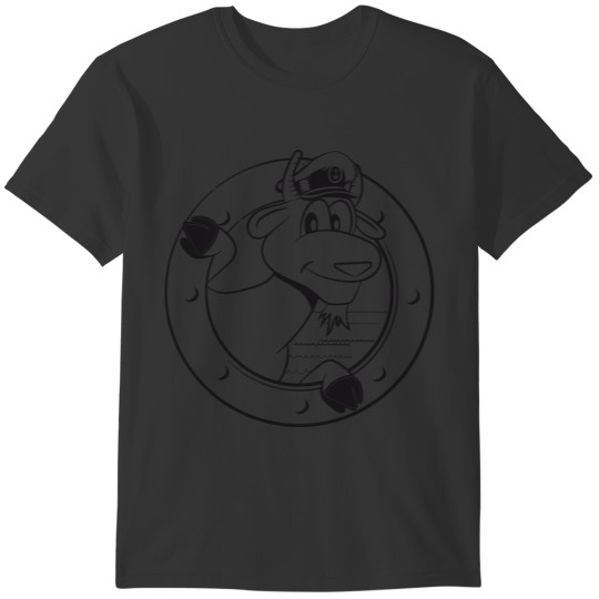 Goat sea captain T-shirt