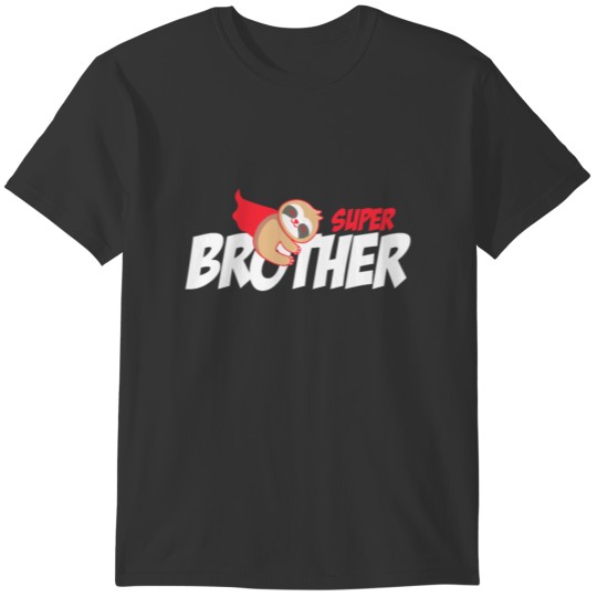 Sloth Superhero Super Brother T-shirt