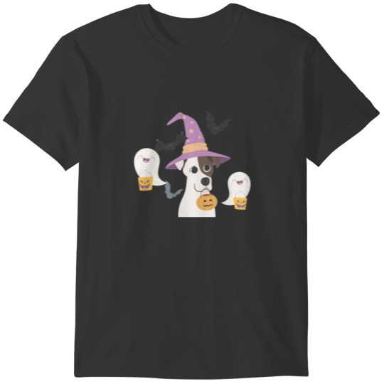 Dog Witch Kawaii Halloween T-shirt