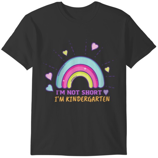 I Am Not Short I Am Preschool Teacher Size Funny T-shirt
