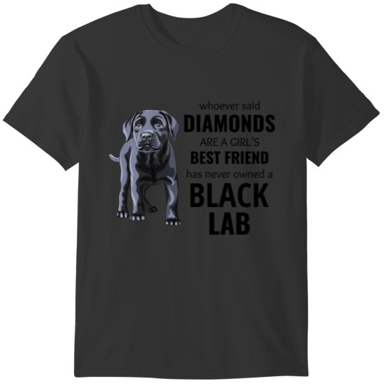Black Labrador Retriever Lab Dog Pet Puppy Animal T-shirt