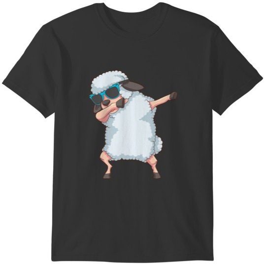 Dabbing Sheep Funny Farmer Animal Dancing Gift T-shirt