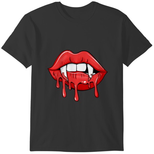 Pngtree halloween vampire pointed lips 6814301 T-shirt