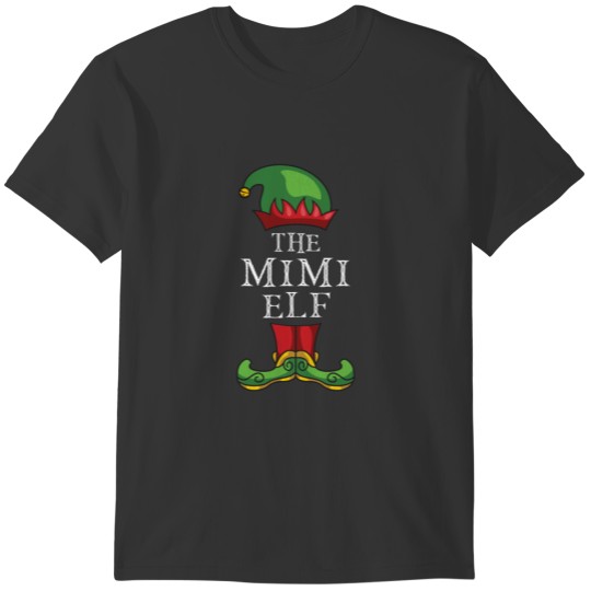 The Mimi Elf Matching Family Christmas Pajama T-shirt
