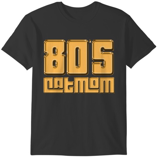 Funny 80's cat mom T-shirt
