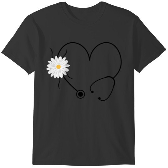 Cute flower nurse shirt T-shirt