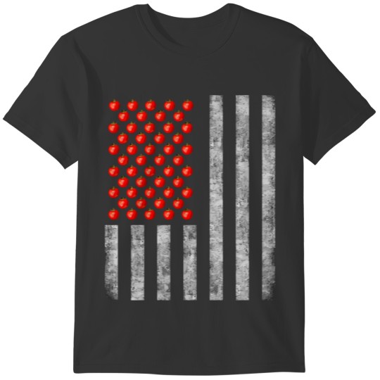 American Flag Vintage Patriotic Farmer Usa Love To T-shirt
