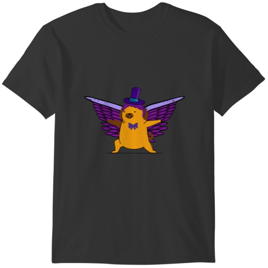 Dogs in wigs - Cute dog with adorable wings T-shirt
