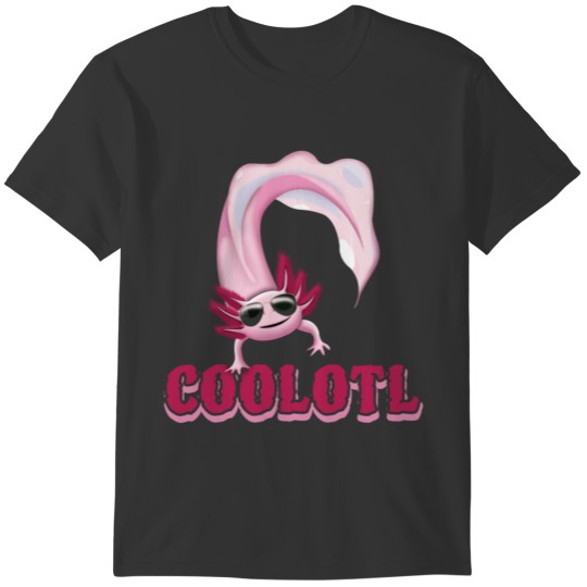 Cool Coolotl Fish Cartoon Cute Kawaii Axolotl T-shirt