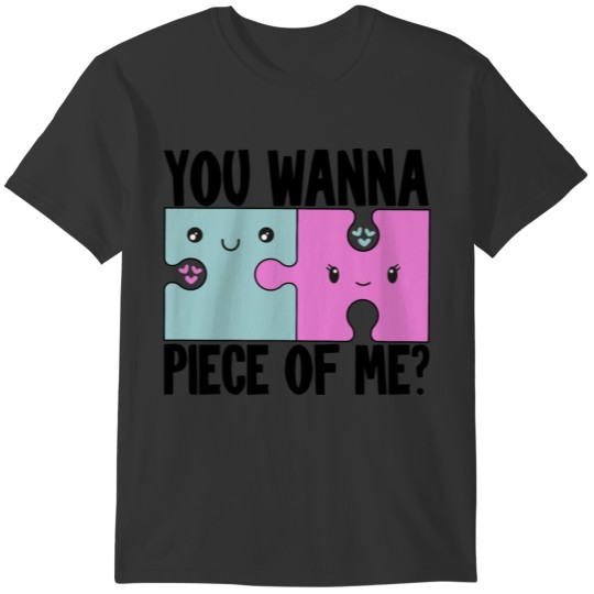 Love Puzzle Lovers Couple Jigsaw Puzzles T-shirt
