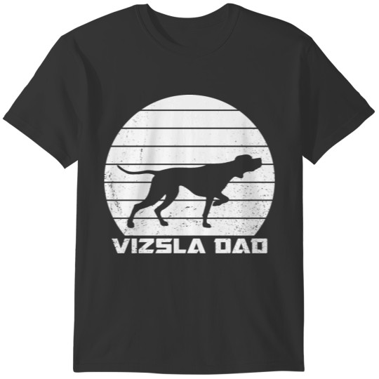 Vizsla dad vintage short haired Hungarian T-shirt