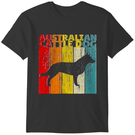 Australian Cattle Dog Vintage Dog Retro Style Gift T-shirt
