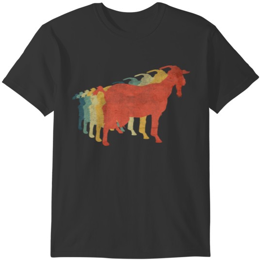 Goat Retro Vintage Color T-shirt
