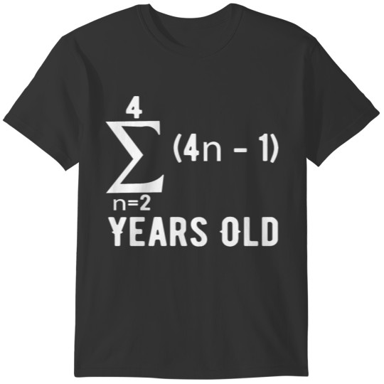 Funny Math Geek Shirt-33rd Birthday 33 Years Old T-shirt