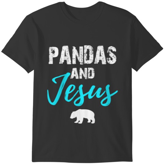 Pandas And Jesus - Chrisitan T-shirt
