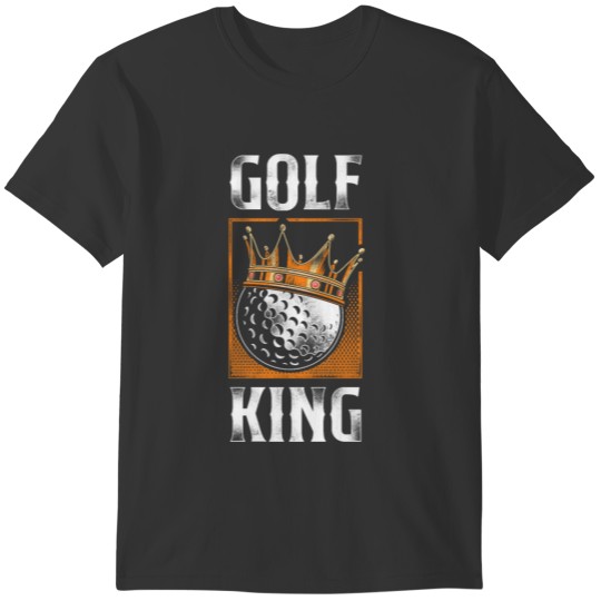 Golf King Vintage Ball Crown Golf T-shirt