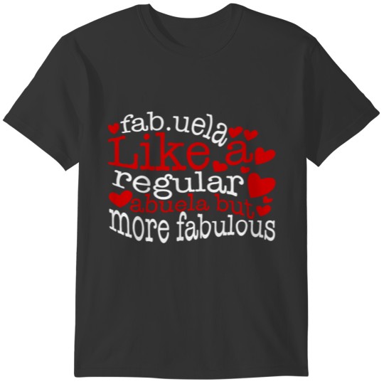 Fabuela Definition Shirt, Funny Fabulous Abuela T-shirt