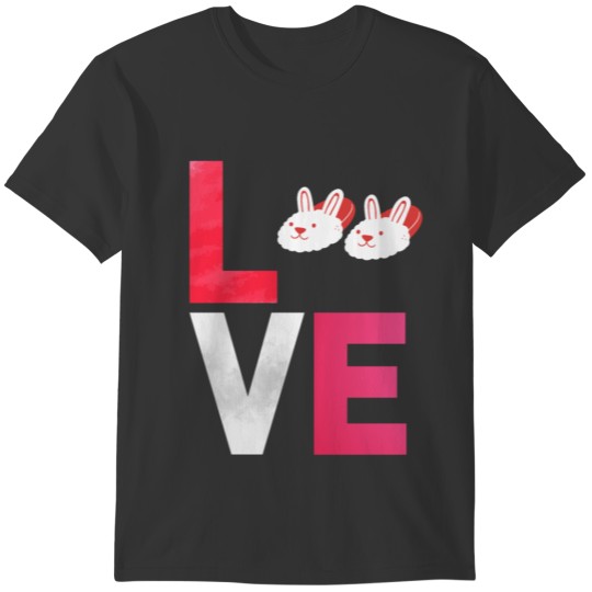 LOVE House shoes Slippers Rabbits Bunnies T-shirt