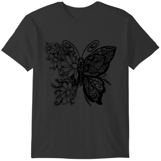 Cute Butterfly Flower T-shirt