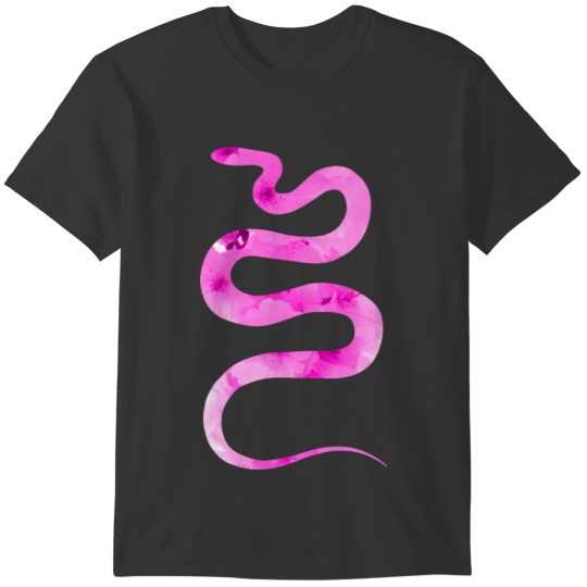 flowers snake T-shirt