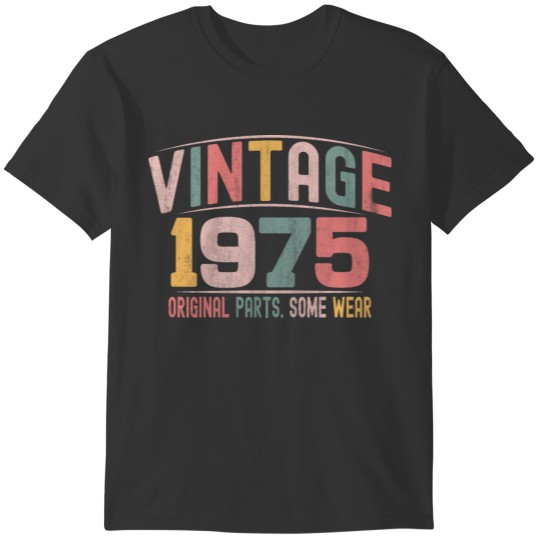 VINTAGE 1975 BIRTHDAY GIFT T-SHIRT T-shirt