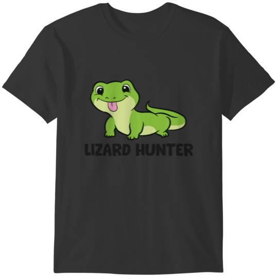 Lizard Hunter Reptile Geckos Lizard T-shirt
