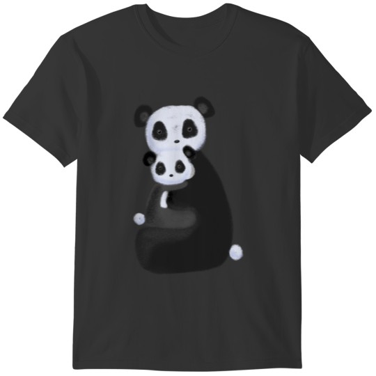 Hugging Is Beautiful Panda T-shirt