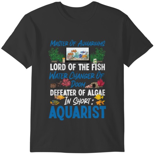 Saltwater Aquarium Master Of T-shirt