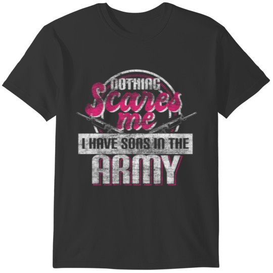 Mother son army gift T-shirt