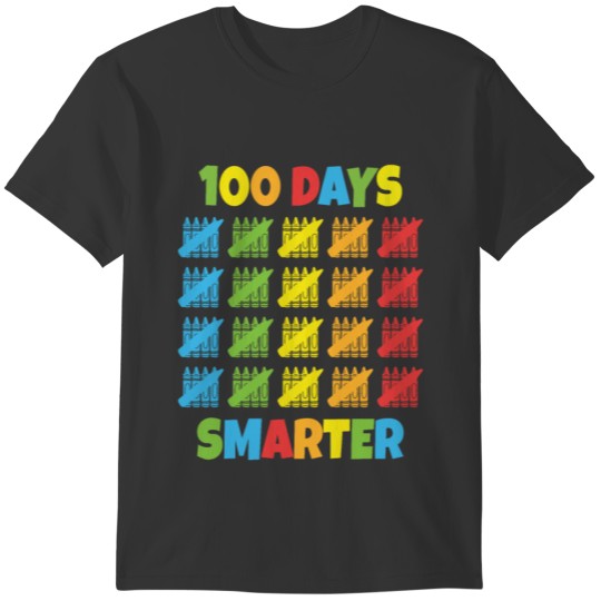 100 Days Smarter Teacher Educator School Class Tea T-shirt