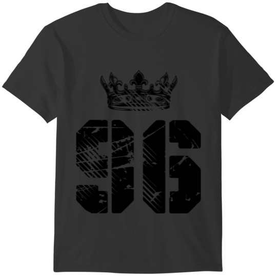 96 number crown T-shirt