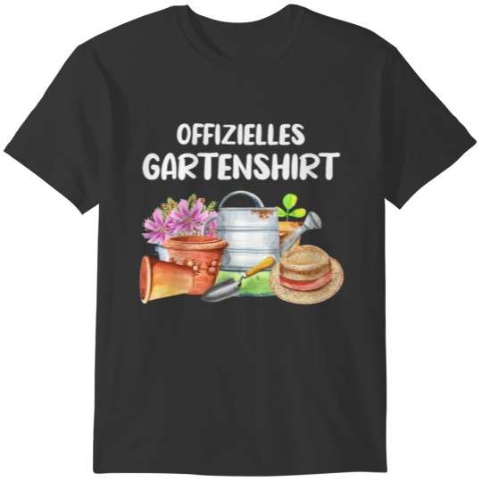 Garden Gardener Official Garden Shirt Gift T-shirt