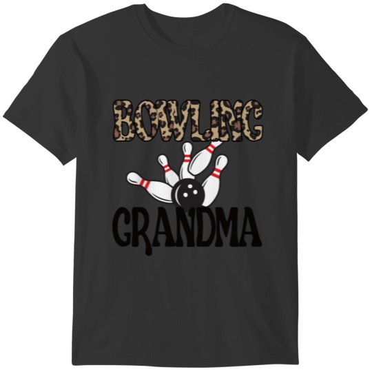 Proud Bowling Grandma Bowling Player Grandmother T-shirt