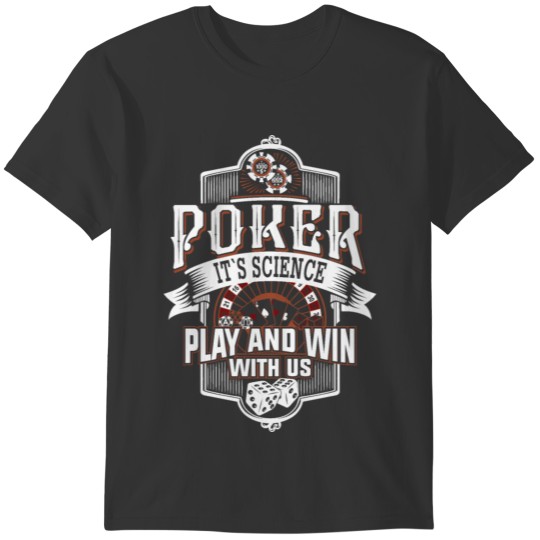Poker it s science White T-shirt