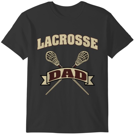 Lacrosse Dad Dark T-shirt