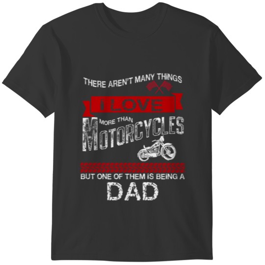 This Dad Loves Motorcycles T-shirt