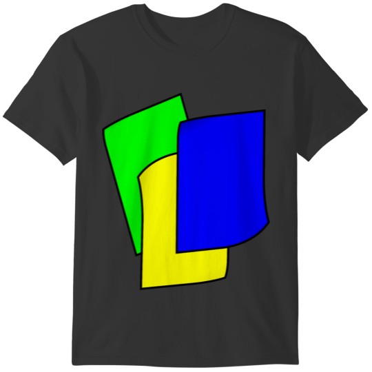 Stack of Colored Construction Paper T-shirt