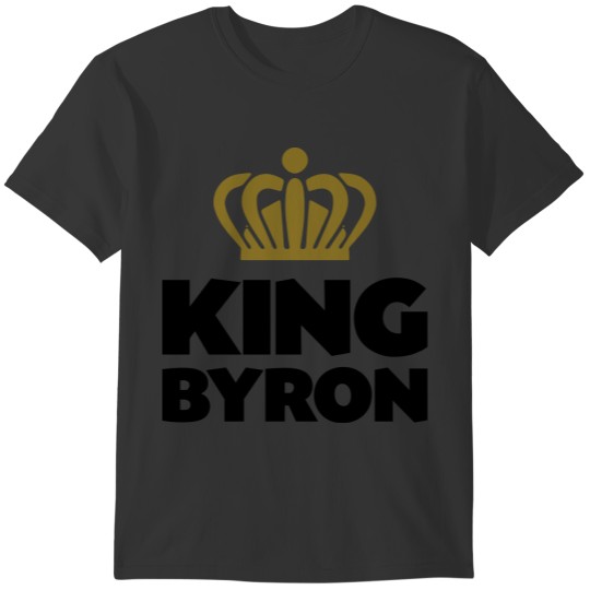 King byron name thing crown T-shirt